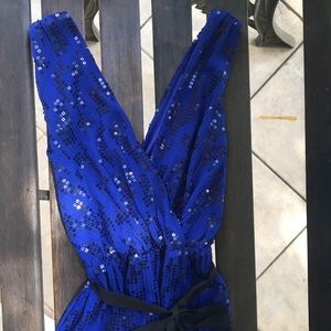 *Final Sale!* Express royal blue sequence dress
